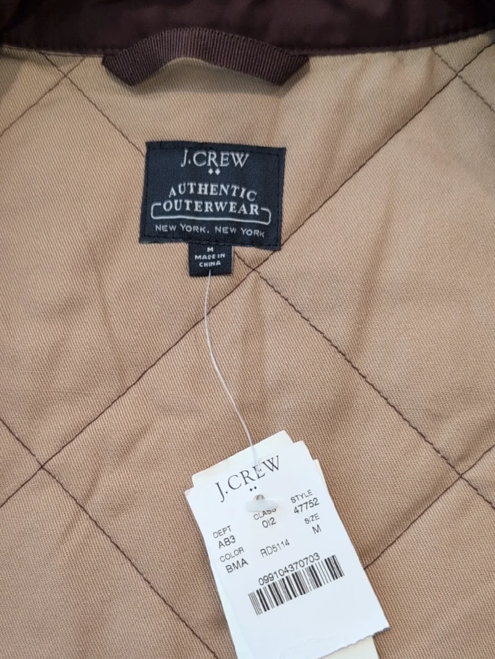 J. Crew Walker Quilted Vest NWT